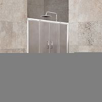 Шторка на ванну BelBagno Unique UNIQUE-VF-2-150/180-140-M-Cr