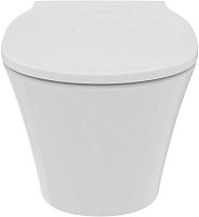 Унитаз Ideal Standard E248201 Connect Air подвесной 36.5х54.5 см, безободковый, с сиденьем микролифт, белый Унитаз Ideal Standard E248201 Connect Air подвесной 36.5х54.5 см, безободковый, с сиденьем микролифт, белый