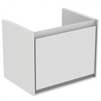 Тумба Ideal Standard E0817B2 Connect Air для раковины 50х36 см, подвесная, Glossy White + Matt White (белый глянцевый + белый матовый) Тумба Ideal Standard E0817B2 Connect Air для раковины 50х36 см, подвесная, Glossy White + Matt White (белый глянцевый + белый матовый)