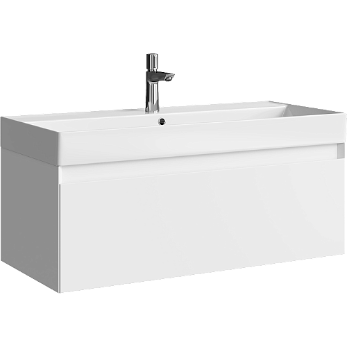 Тумба под раковину Aqwella Geometria GE01101WM купить недорого в интернет-магазине Керамос