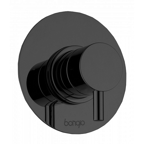 Bongio 68524NMPREU Bongio ON Смеситель скрытого монтажа ,розетка 96 мм, цвет матовый черный хром (без внутр части 09761)