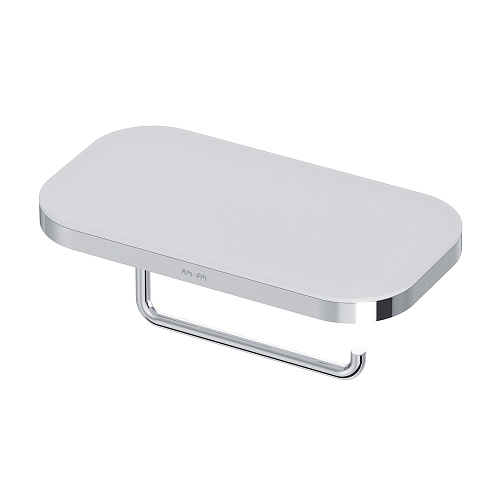 Держатель AM.PM A8F341400 Func, для туалетной бумаги с полкой, хром - купить в Санкт-Петербурге, цена на Держатель AM.PM A8F341400 Func, для туалетной бумаги с полкой, хром в интернет-магазине Керамос Держатель AM.PM A8F341400 Func, для туалетной бумаги с полкой, хром купить недорого в интернет-магазине Керамос