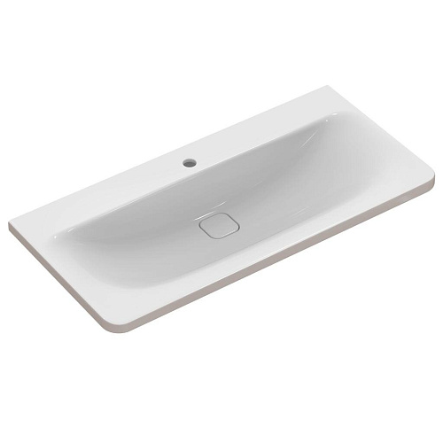 Раковина Ideal Standard K086201 Tonic II с 1-м отверстием под смеситель 100х50 см, Euro White (евробелый)