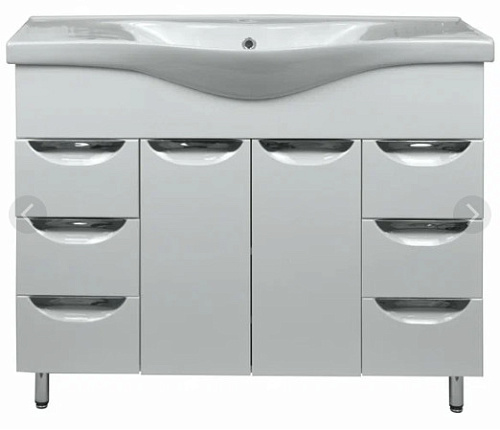 Тумба Loranto CS00070807 Модерн с раковиной, напольная, 100х35 см, белая купить недорого в интернет-магазине Керамос Тумба Loranto CS00070807 Модерн с раковиной, напольная, 100х35 см, белая купить недорого в интернет-магазине Керамос