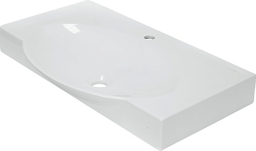 Умывальник Sanita Luxe INF76SLWB01 Infinity накладной 76х45 см, белый (нов. арт. WB.FN/Infinity/76-C/WHT.G/S1) Умывальник Sanita Luxe INF76SLWB01 Infinity накладной 76х45 см, белый (нов. арт. WB.FN/Infinity/76-C/WHT.G/S1)