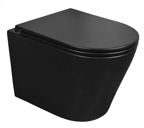 Унитаз подвесной Azario TERAMO AZ-0053-UQ3-MB Унитаз подвесной Azario TERAMO AZ-0053-UQ3-MB