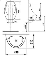 Писсуар Jika Domino 411010000001