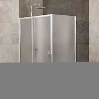 Душевой уголок BelBagno Unique UNIQUE-AH-1-120/135-80-M-Cr