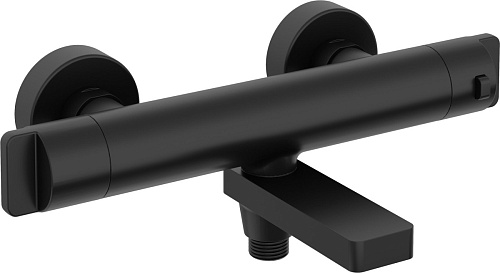 Смеситель Deante BCH_N1BT Cascada для ванны термостатический, Nero (черный) Смеситель Deante BCH_N1BT Cascada для ванны термостатический, Nero (черный)