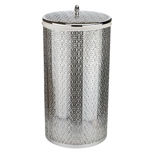 Корзина Migliore 24738 Complementi для белья ажурная, хром - купить в Санкт-Петербурге, цена на Корзина Migliore 24738 Complementi для белья ажурная, хром в интернет-магазине Керамос Корзина Migliore 24738 Complementi для белья ажурная, хром купить недорого в интернет-магазине Керамос