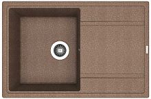 Мойка для кухни Florentina 20.270.C0780.105 Липси 78х51 см, с крылом, коричневая