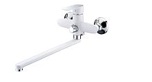 Смеситель Тритон Щ0000002377 Панама 16307AW-D125 для ванны/душа, хром/белый Смеситель Тритон Щ0000002377 Панама 16307AW-D125 для ванны/душа, хром/белый