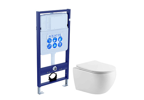 Инсталляция с подвесным унитазом Aquatek ЕВРОПА SET AQUATEK ЕВРОПА-AQ1190 Инсталляция с подвесным унитазом Aquatek ЕВРОПА SET AQUATEK ЕВРОПА-AQ1190