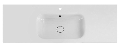 Раковина Cezares CZR-NAT-120-LVB Duet керамическая, 120х46 см, белый Раковина Cezares CZR-NAT-120-LVB Duet керамическая, 120х46 см, белый
