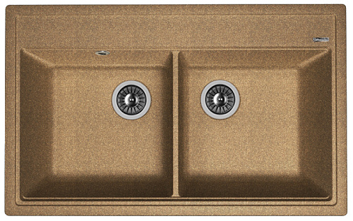 Мойка для кухни Florentina 20.370.E0820.105 Липси 82х51 см, коричневая снят с производства