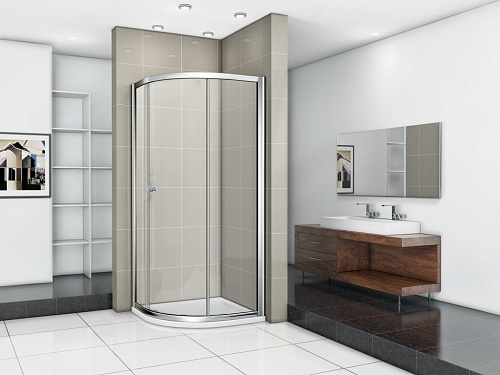 Cezares PRATICO-R-1-90-C-Cr душевой уголок