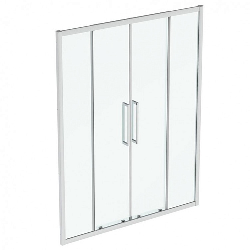 Душевая дверь Ideal Standard T4953EO i.life реверсивная 160х200 см, раздвижная, Bright Silver блестящий серебристый)