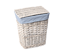 Корзина для белья WasserKRAFT WB-450-L Lippe 50х37 см, белая Корзина для белья WasserKRAFT WB-450-L Lippe 50х37 см, белая