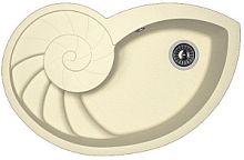 Мойка для кухни Florentina 20.350.E0820.202 Наутилус 82х53 см, с крылом, шампань