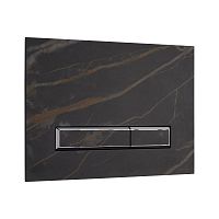 Смывная клавиша KKPol 350/PPK/411-00-03 Vitrum Grande V1 для инсталляции, Quartz, Noir Desire