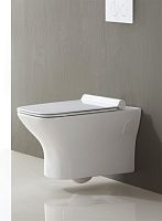 Унитаз подвесной, без ободка BelBagno Romano BB248CHR