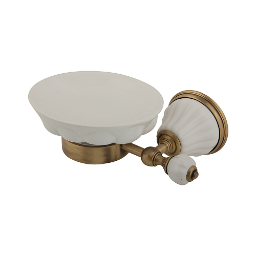 Мыльница Migliore 17415 Olivia настенная, белый/бронза - купить в Санкт-Петербурге, цена на Мыльница Migliore 17415 Olivia настенная, белый/бронза в интернет-магазине Керамос Мыльница Migliore 17415 Olivia настенная, белый/бронза купить недорого в интернет-магазине Керамос