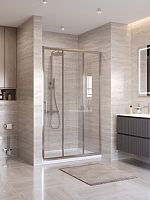Душевая дверь в нишу BelBagno UNO-195 UNO-195-BF-3-120-C-Cr