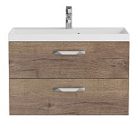 База BelBagno AURORA-800-2C-SO-RT под раковину 80х45 см, подвесная, Rovere Tabacco (дуб табачный)