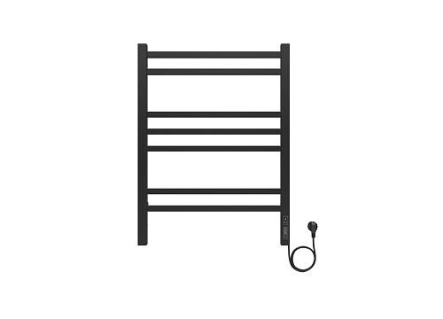 Полотенцесушитель электрический Aquatek AQ EL KP0770BL Альтаир П7 50х70 см, черный муар, Полотенцесушитель электрический Aquatek AQ EL KP0770BL Альтаир П7 50х70 см, черный муар,