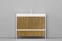 Тумба под раковину Velvex tnKLA.100.2D.1Y-617.216 Klaufs 45х100 см, дерево