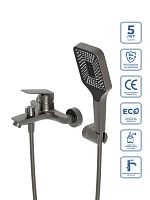 Смеситель для ванны/душа BelBagno DUE DUE-VASM-GM