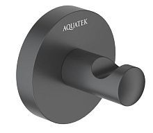 Крючок Aquatek AQ4201MB Оберон, черный матовый