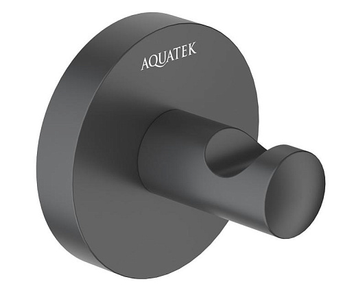 Крючок Aquatek AQ4201MB Оберон, черный матовый - купить в Санкт-Петербурге, цена на Крючок Aquatek AQ4201MB Оберон, черный матовый в интернет-магазине Керамос Крючок Aquatek AQ4201MB Оберон, черный матовый купить недорого в интернет-магазине Керамос