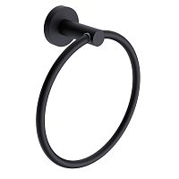 Полотенцедержатель кольцо AQUAme Trento AQM7207MB