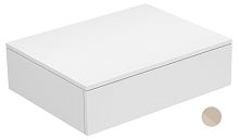 Тумба Keuco 31740740000 Edition 400 боковая 70х53.5 см, белый/стекло глянцевое кашемир