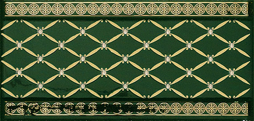 Декор Ape Capricho De Los Zares PamiatVerdeBotella 9.2x20 снят с производства