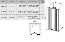 Дверь для душа, складная Ravak Supernova 02V70100ZG Дверь для душа, складная Ravak Supernova 02V70100ZG