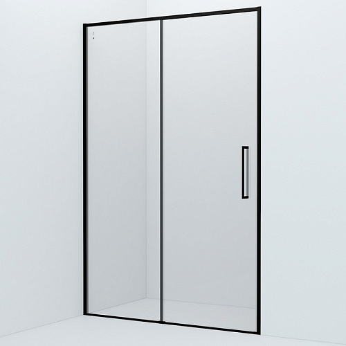 Душевая дверь, черный ал. проф., 130х195, Slide, IDDIS SLI6BS3i69