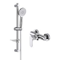 Комплект Aquatek AQ1232CR Оберон для ванной Set 2 в 1 (AQ1260CR + AQ2014CR), хром