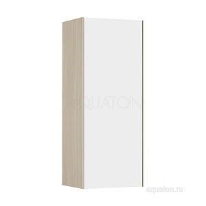 Шкафчик Акватон 1A270203MY010 Марти 35х80 см, белый глянец/дуб эндгрейн