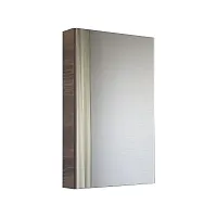 Зеркальный шкаф Comforty 00-00017203 Дуэт 50х80 см, дуб темно-коричневый