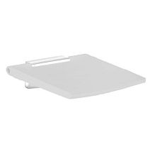 Сиденье Keuco 14983010051 Plan складное, хром/белый (RAL 9010) Сиденье Keuco 14983010051 Plan складное, хром/белый (RAL 9010)