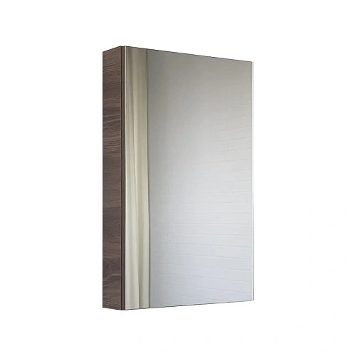 Зеркальный шкаф Comforty 00-00017203 Дуэт 50х80 см, дуб темно-коричневый купить недорого в интернет-магазине Керамос