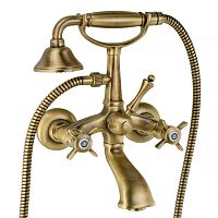 Смеситель Migliore 28498 Korona для ванны внешний, изогнутый, бронза