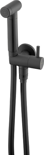 Гигиеническая лейка Deante ANW_N51B Bidetta с держателем и запорным краном, Nero (черный) Гигиеническая лейка Deante ANW_N51B Bidetta с держателем и запорным краном, Nero (черный)