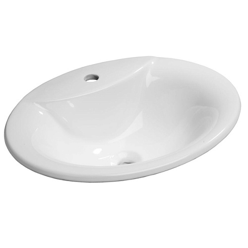 Раковина Ideal Standard W306301 Oceane полувстраиваемая 55х44 см, белая Раковина Ideal Standard W306301 Oceane полувстраиваемая 55х44 см, белая