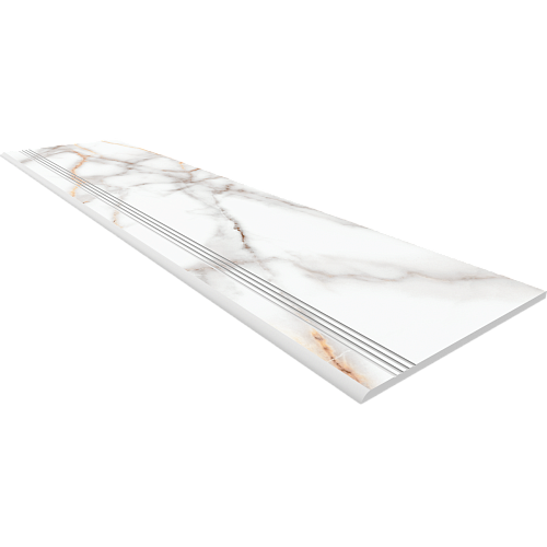 Керамогранит AMETIS SUPREME Ametis SM03_Ступень 30x120-Непол. (с насечками) купить недорого в интернет-магазине Керамос