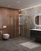 Душевой уголок Cezares MOLVENO MOLVENO-A-22-100+30-C-BORO-IV