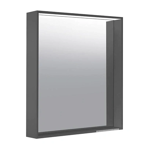 Зеркало Keuco 33098112000 Plan с подсветкой 70х65 см, антрацит Зеркало Keuco 33098112000 Plan с подсветкой 70х65 см, антрацит