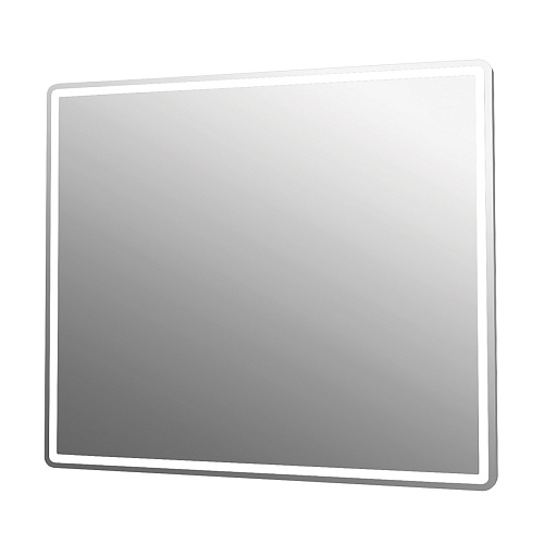 Зеркало Dreja 99.9025 Tiny, 70/80х80/70 см, LED-подсветка, белое купить недорого в интернет-магазине Керамос